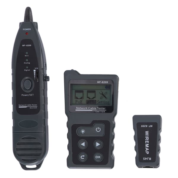 Nettverkskabeltester Wire Tracker LAN Nettverkskabelfinner Industriell Sensor NF‑8209