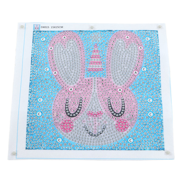 5D Diamantmålningar Cartoon Bunny Handcraft DIY Strassmålning för vardagsrum Sovrum Kontor