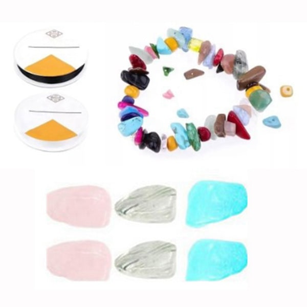 15 färger krossade stenpärlor naturliga oregelbundna formade lösa pärlor för DIY smycken halsband armband örhängen