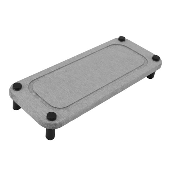 Diskho Caddy Instant Dry Diskho Organizer Torkar Omedelbart Diskho Hållare Diatomaceous Piedestal Stativ Riser med Rostfritt Stål Fötter Grå