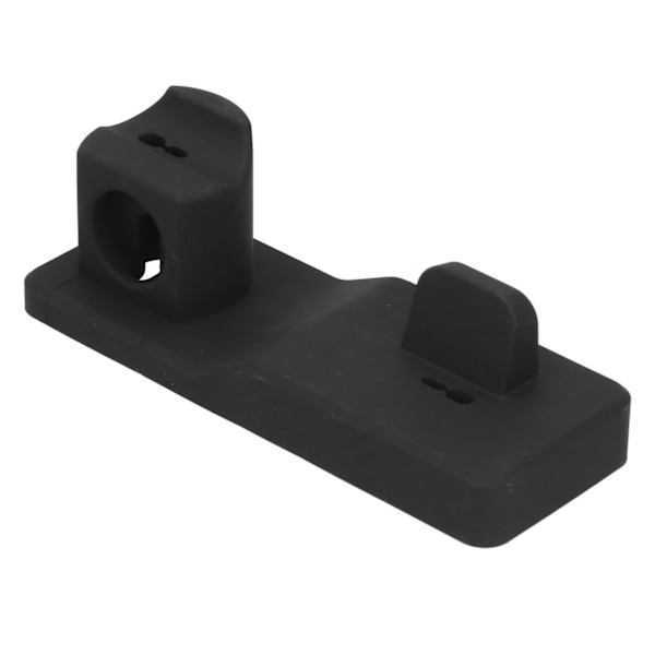 3 i 1 Silikon Ladestasjon Stativ Skrivebords Ladestasjon for IPhone 11 Pro for IOS Watch 6 Svart