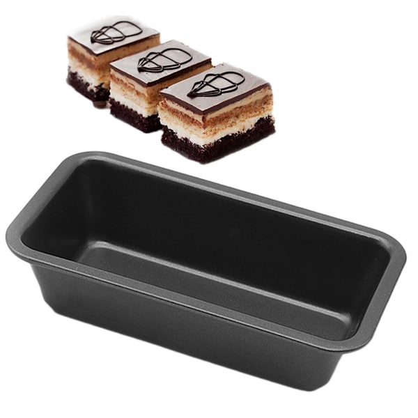 6 tommer brødform rektangel toast brødform kageæske kulstofstål konditori bageværktøj