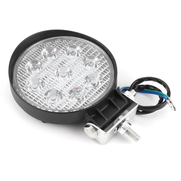 9LED 27W arbeidslys 6000K 2700lm høy lysstyrke frontlys IP67-beskyttelse for ATV UTV lastebil