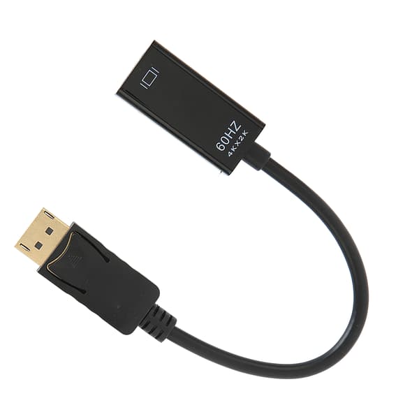 Aktiv DisplayPort till HD Multimedia Interface-adapter 4K 60Hz Dator-TV-kabel för HP-datorer