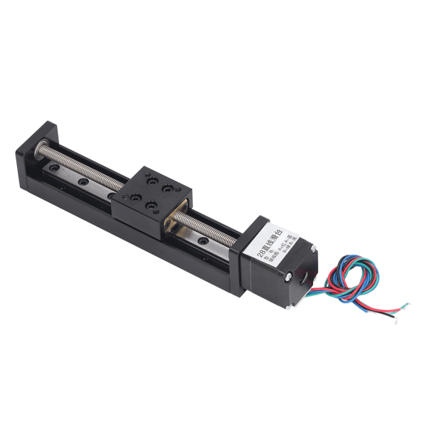 Linear Slide Table High Accuracy Ballscrew Sliding Motion Stage Linear Guide Rail 100mm Stroke T6x1