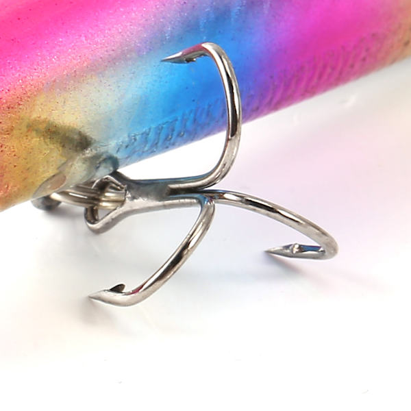 HENG JIA 9.5cm Vieheet Kova Syötti Teko Syötit Kalastus Minnow Uistimet Kalastukseen (F)
