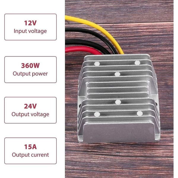12V til 24V 15A 360W DC-konverter 360W Step Up DC-konverter