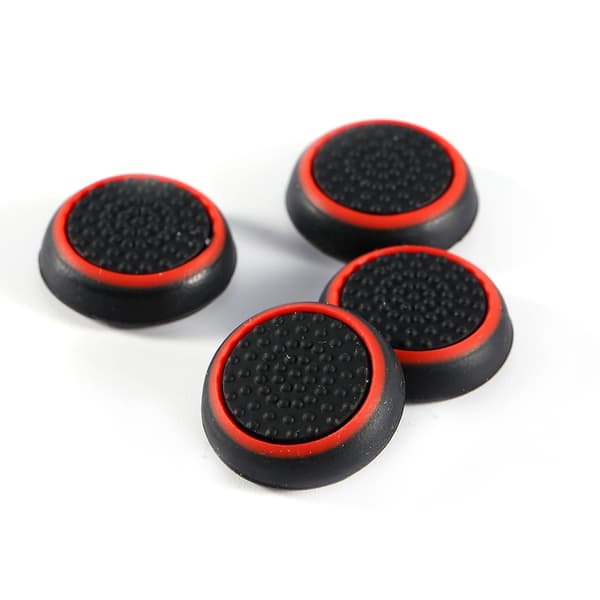 4 st Ersättnings Silikon Gamepad Tumspak Grepp Skydd För PS3 PS4 XBOX Röd