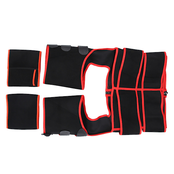 3 i 1 midjetränare justerbar rumplyftbälte sport yoga lår trimmer midjeband S/M
