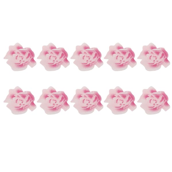 10 st DIY ansiktsmaskpapper Rosmönsterformad våtkompress Engångs ansiktsmaskark