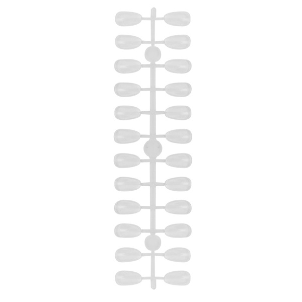 240 stk. runde falske negletips farvekort polering gel display praksispalet manicure værktøj 02#