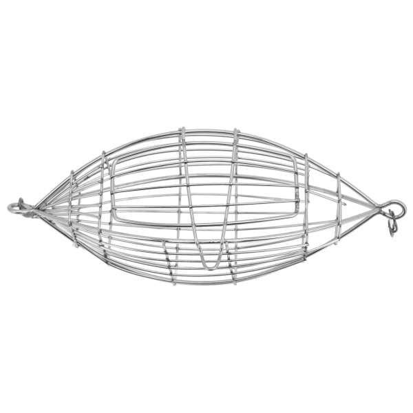 Fiskekrokbur i rustfritt stål, lokkebur for karpefiske, fellekurv, materbeholder for reker, krabbe og fiskeåte