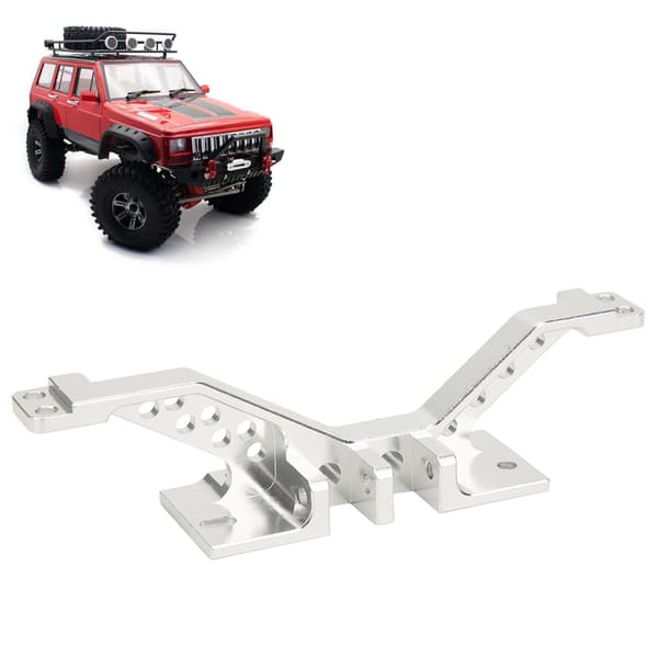 Aluminiumslegering RC Bil Foraksel Forstærkning Link Stangsæt til Axial SCX10 Dele Sølv
