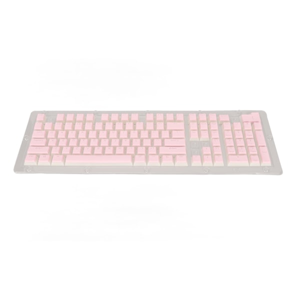 PBT Tangentbord Hög Låg Layout Dubbellager 2 Färg 108 Tangenter Mekaniska tangentbord för 61 87 104 108 Tangentbord Rosa