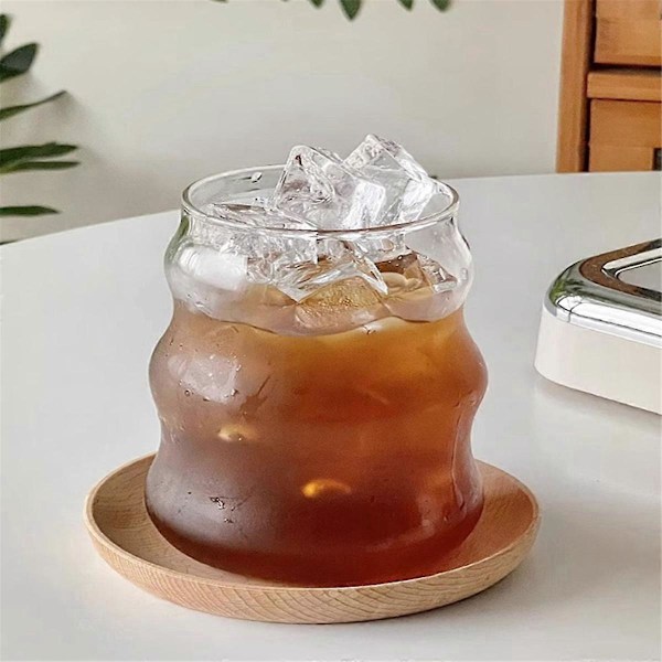 6 st Glas Kopp Värmebeständig Tumbler Dricksglas Transparent B