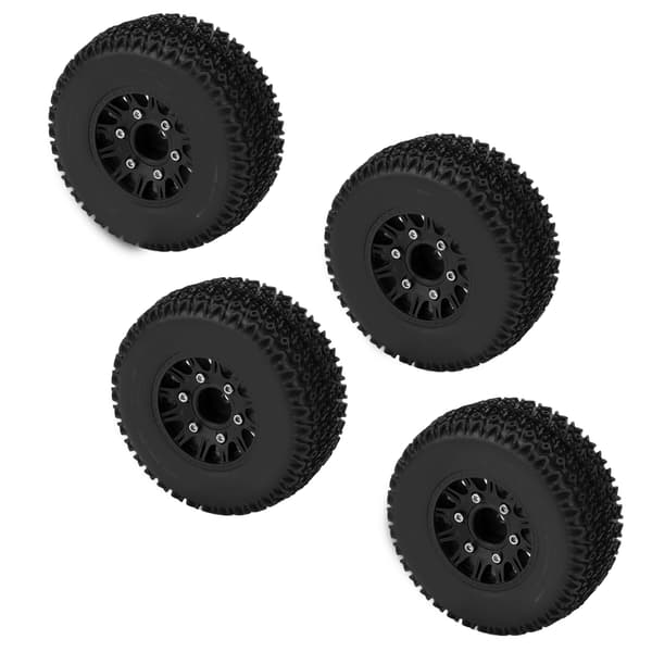 Til 1/10 RC Short Course Lastbildæk til ARRMA til SENTON til TRAXXAS til Slash 12mm 14mm 17mm Hex RC Lastbildæk Sort