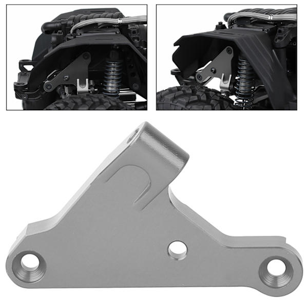 Alumiiniseos Panhard Mount Sopivuus AXIAL SCX10 III AXI03007 RC-automallille Ti