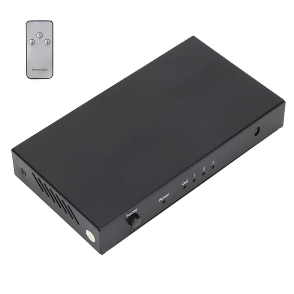 HD Multimedia Interface Switch 3 in 1 ut 3D 4K HD Video Splitter för PS3 Laptop 100‑240VAU-kontakt