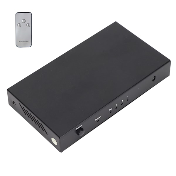 HD Multimedia Interface Switch 3 ind 1 ud 3D 4K HD Video Splitter til PS3 Laptop 100‑240VAU Stik