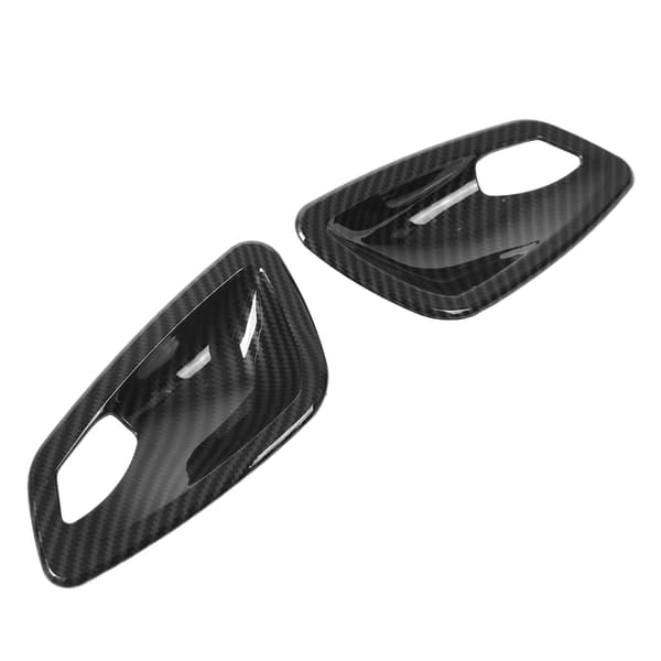 2 STK Bil Interiør Dørhåndtak Deksel Karbonfiber Stil Erstatning for 3-serie E90 2005-2012