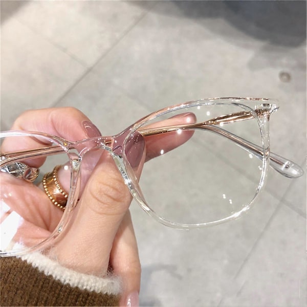 Blåljusblockerande Glasögon för Kvinnor Män - Ultralätt Ansiktsinramande Dekorativ Design Sköldpaddsmönstrad
