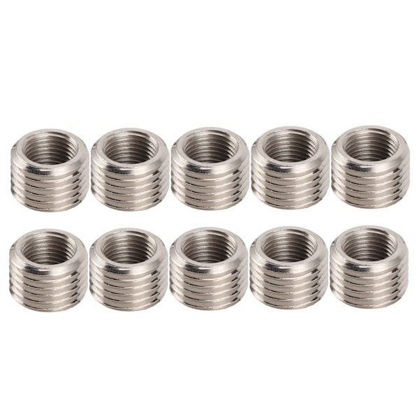 10 kpl kierteen korjausmutterin muunnoskanta ruostumattomasta teräksestä RC1/8 M14 x 1,5 10mm