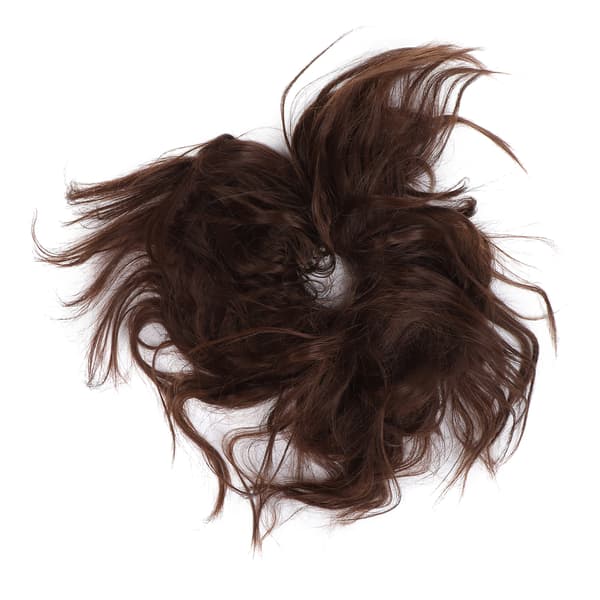 Fluffiga Hårknutsförlängningar Högtemperaturfiber Messy Bun Hårstycke Tousled Updo Hårknutar Q17-8#