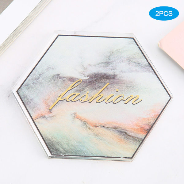 Nail Art Plade Display Stand Practice Display Neglepolering Blanding Manicure Maling PlateSexangle