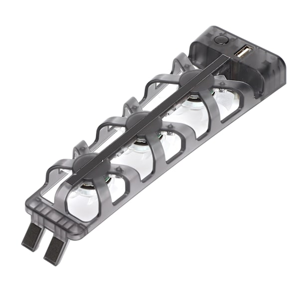 Spelkonsol USB kylfläkt Värmeavledning 3 minifläktar USB driven automatisk spelkonsol turbokylare för PS5