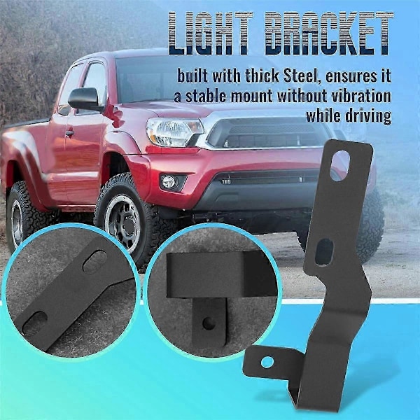 LED Lys Pod Metall Panserfeste Brakett Kit/Grøft Panser Lys Braketter kompatibel med 2005-2015,