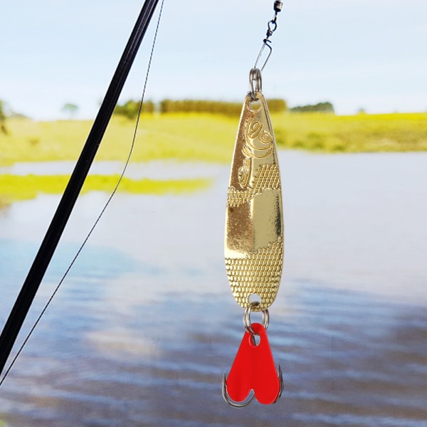 10st paljetter Fiskedrag Kit Hårt konstbete med krokfisketillbehörXLT-4