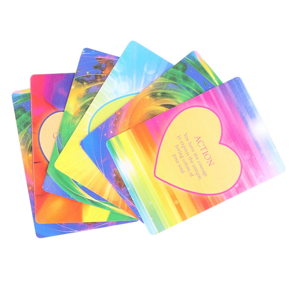 44 kortlekar Tarotkort Kärlek Tema Belagd Pappersprognos Divination Tarot Deck Kort
