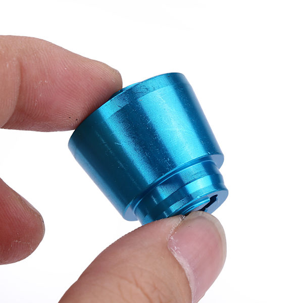 Aluminiumlegering Bakhjul Sekskant Navadapter for Axial Rock Racer 90026 RC Bil (Blå)