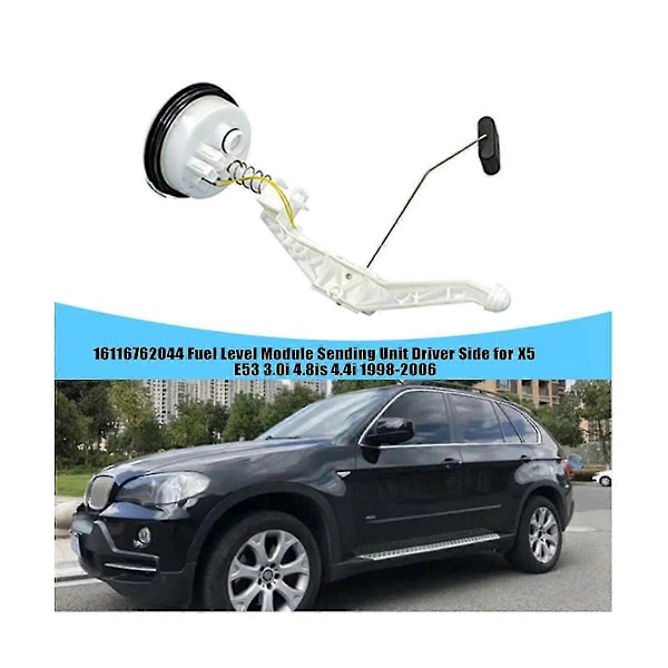 16116762044 Bränslenivågivare Sensor Vänster Förarsida kompatibel med X5 E53 1998-2006 3.0I 4.8is 4.4I Bensin