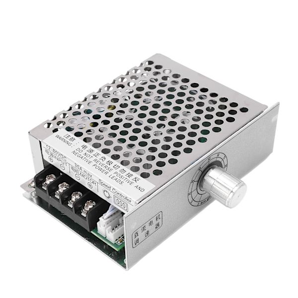 DC-motorregulator Mjukstart och stopp PWM-motorvarvtalsregulator med digital displaypanel DC12‑80V