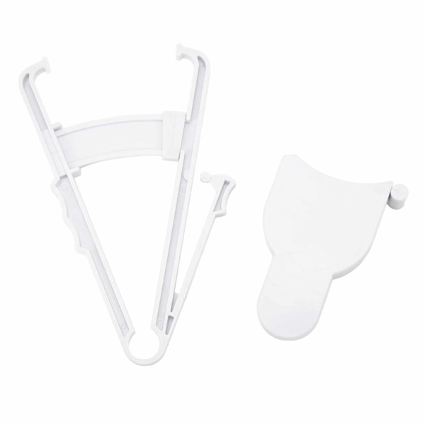 Skin Fat Caliper Press Typ Clip Clear Scales Hög noggrannhet mm tum Kroppsmått Tejp Vit