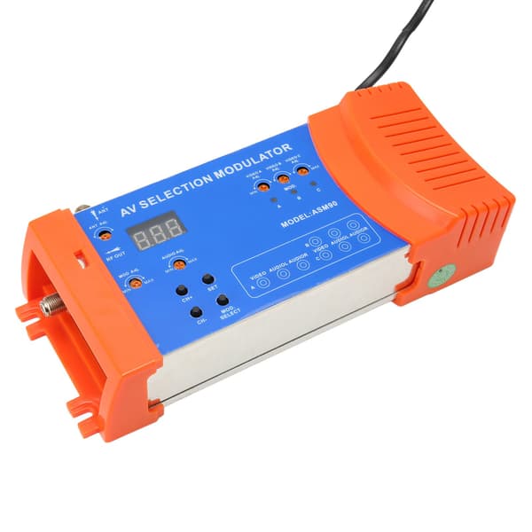 AV-valgmodulator Professionel PAL NTSC Standard VHF UHF RF-modulator til hjemme-tv 100‑240V US-stik