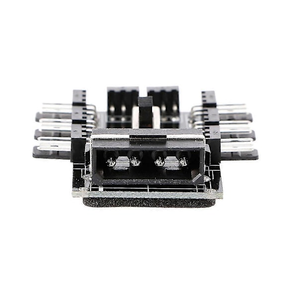Pc Ide Molex 1 - 8-suuntainen jakaja jäähdytystuulettimen keskitin 3-nastainen 12 V virtapistokesovitin