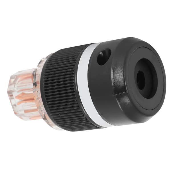 Monosaudio Strømstik Transparent Ren Kobber Audio Stik Strømstik 100‑250VF101 (Hun)