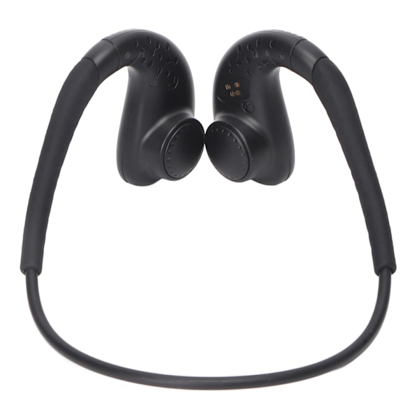 Knogleledning Hovedtelefon Bluetooth 5.0 Støjreduktion IPX8 Vandtæt Genopladelig Open Ear Headset med 8G Hukommelse