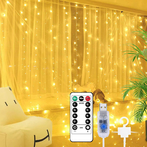 LED-verhovalo, ikkunavalot, vedenpitävä, katseenvangitsija, vesiputous-ikkuna, valaistus huoneeseen, parvekkeelle, telttaan
