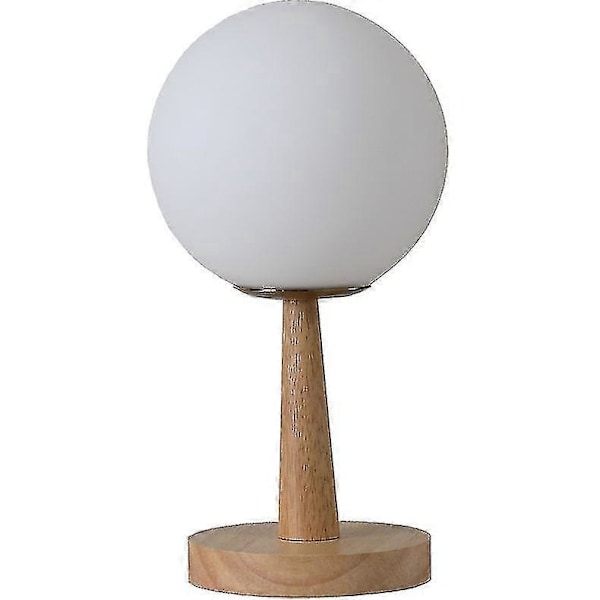 Johdoton pöytävalaisin jatkettavalla bambupohjalla Led lämmin valkoinen/valkoinen K28cm [jkw] -DGZD