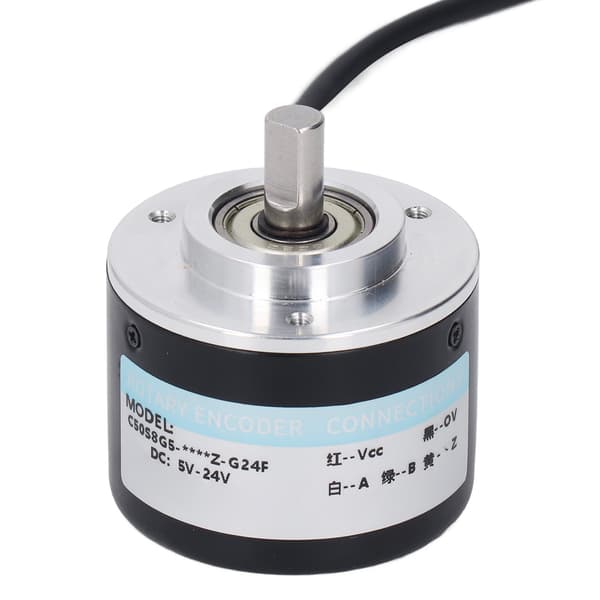 PNP inkrementell koder IP50 50 mm ytre diameter 2-fase inkrementell koder for intelligent kontroll DC5-24V 2000P/R