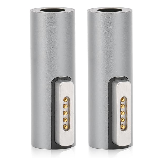 2 STK Magnetisk T-spidsadapter DC hun til Magsafe 2 Maksimal understøttelse 5A 18,5-20V PD Magnetisk adapter til IOS bærbar computer