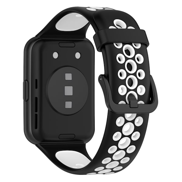 Udskiftningsremme Kompatibel med HUAWEI Watch FIT2 Åndbare Silikone Remme Dual Farve Justerbar Smartwatch Rem