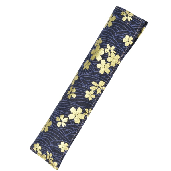 Retro blomstermønster Hot Gold Cotton Cloth Pen Oppbevaringspose