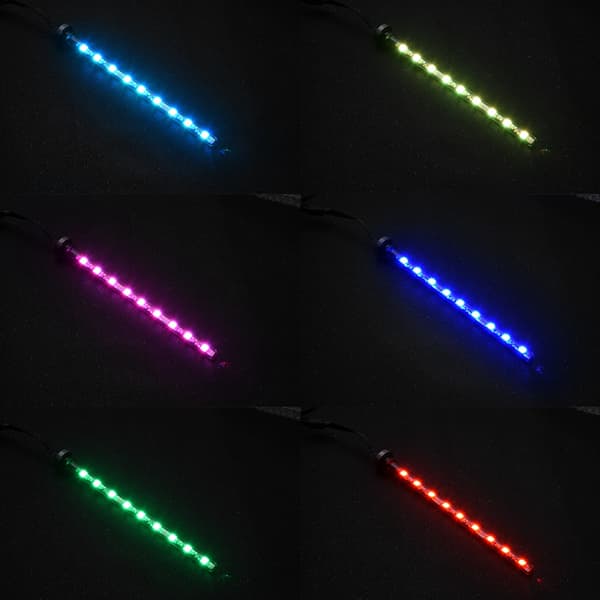 17cm Cylindrisk Vattenkylningstank Ljus Virusbehållare LED-lampa