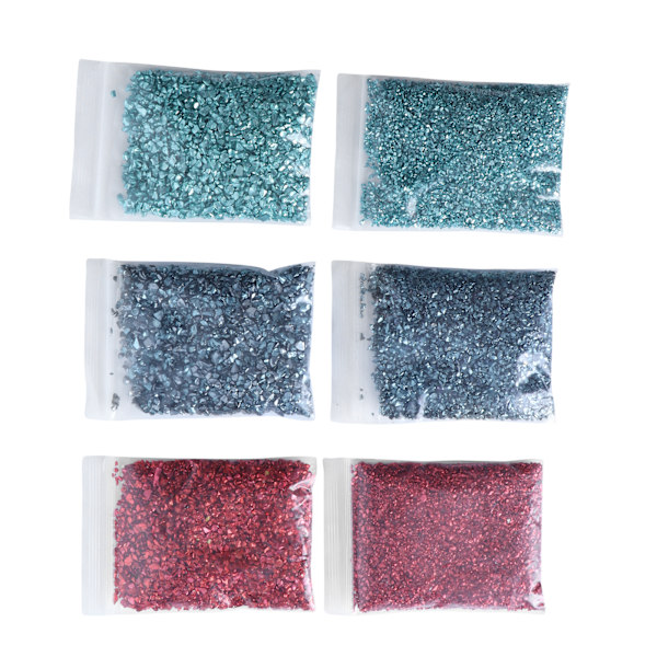 Tee-se-itse hartsitäyteaine epäsäännölliset lasilastut murskattu mold täyteaine kimalteleva nail art askartelumaljakkokoristelu