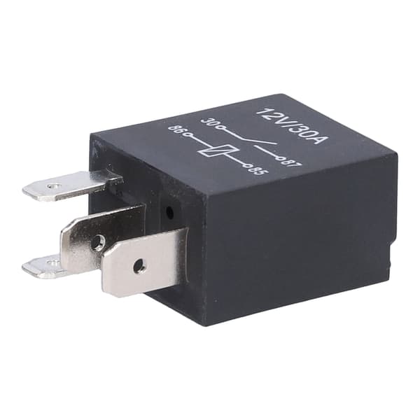 10 st violett relä 12V 30A vattentätt set kit för bil dimljus luftkonditionering 4 stift