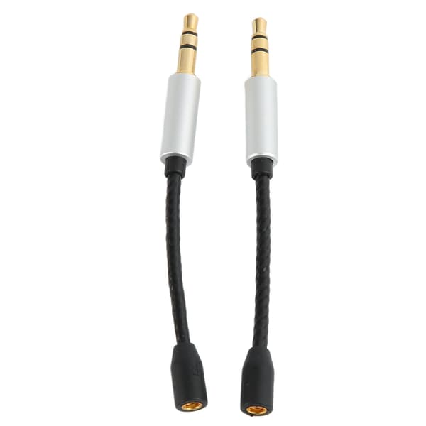 MMCX til 3,5 mm adapterkabel Forgyldt interface OFC Core tabsfri lyd MMCX hun til 3,5 mm han kabel